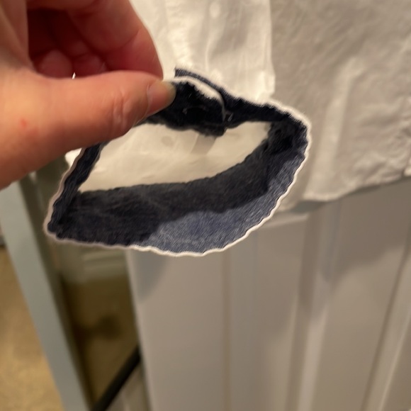 Tommy Hilfiger white  blouse. Classic fit. - Picture 6 of 6